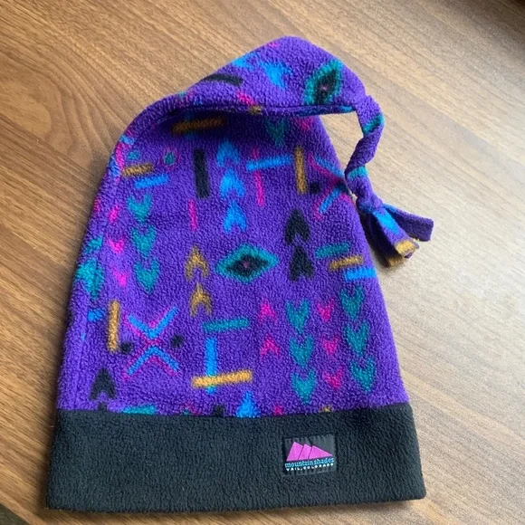 Vintage Fleece Stocking Ski Hat - Picture 1 of 4